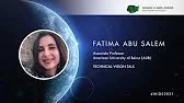 Thumbnail for Tech Talk: Doing Data Science in Data Deserts | Fatima Abu Salem | WiDS 2021