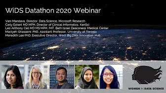 Thumbnail for UPDATED VIDEO: WiDS Datathon 2020 Webinar: Lessons Learned + Best Practices with Health Data
