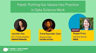 Thumbnail for Putting our values into practice in data science | Megan Price